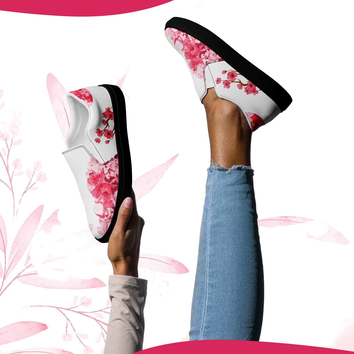 Sneakers sans lacets design - Pinky Pop