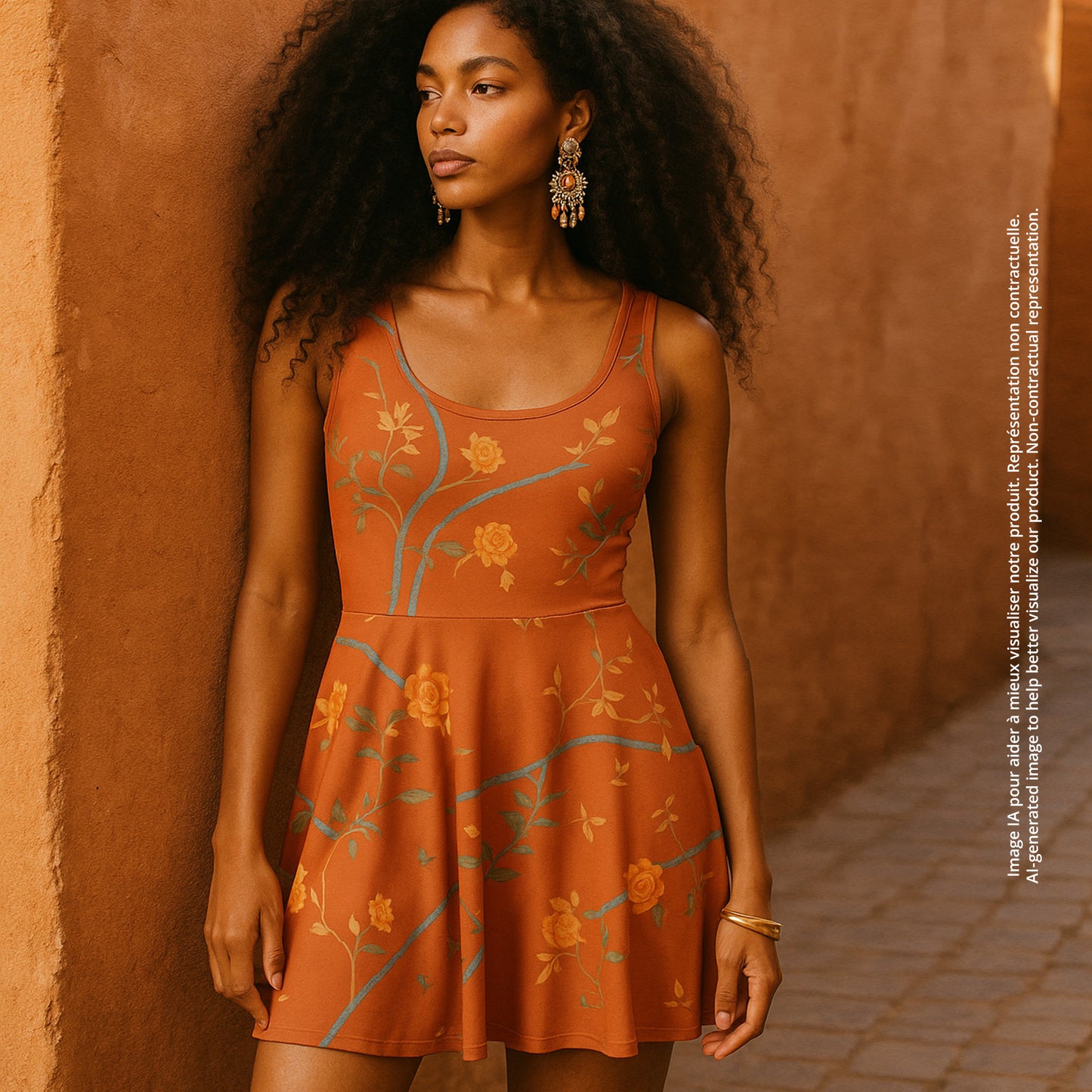 Skater Dress - Wild Rose