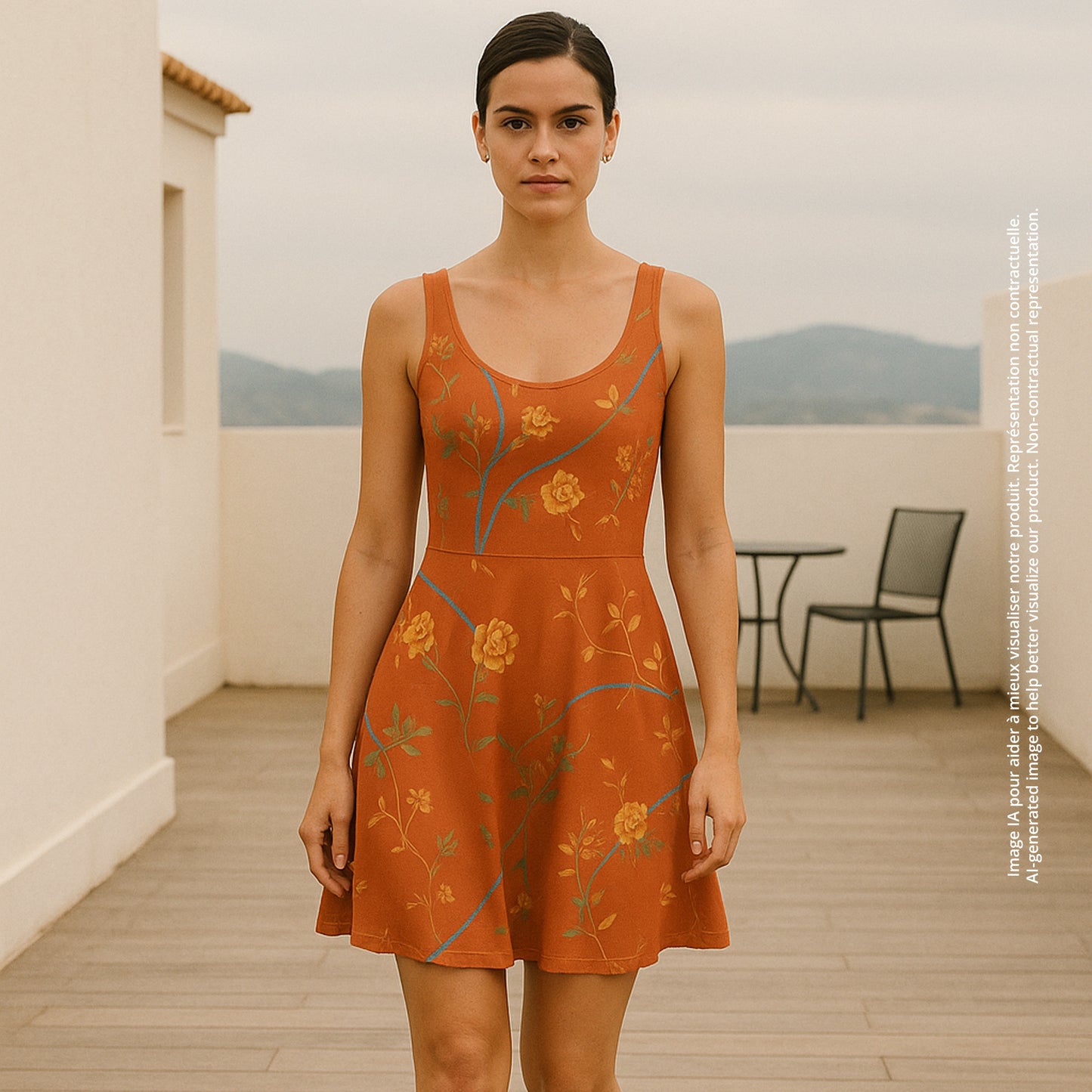 Skater Dress - Wild Rose