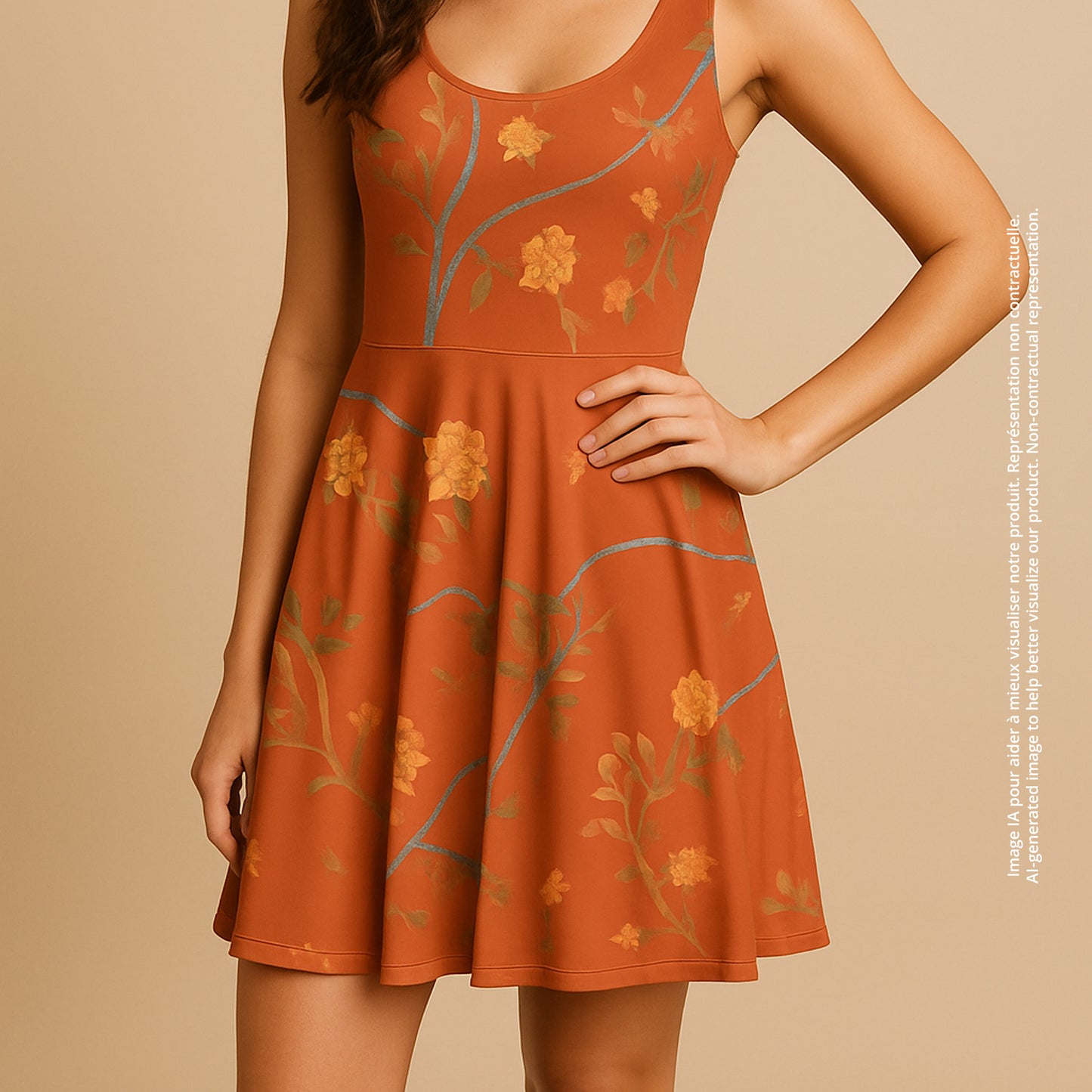 Skater Dress - Wild Rose