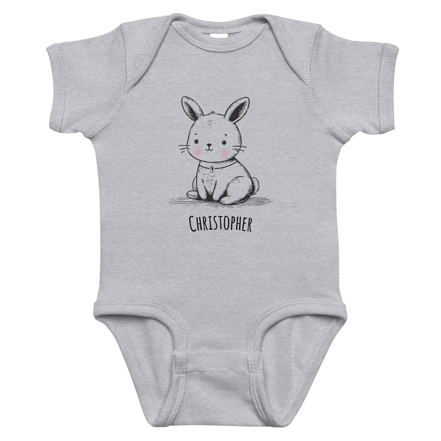 Body pour bébé personnalisable - Monsieur Lapin - Artyoti