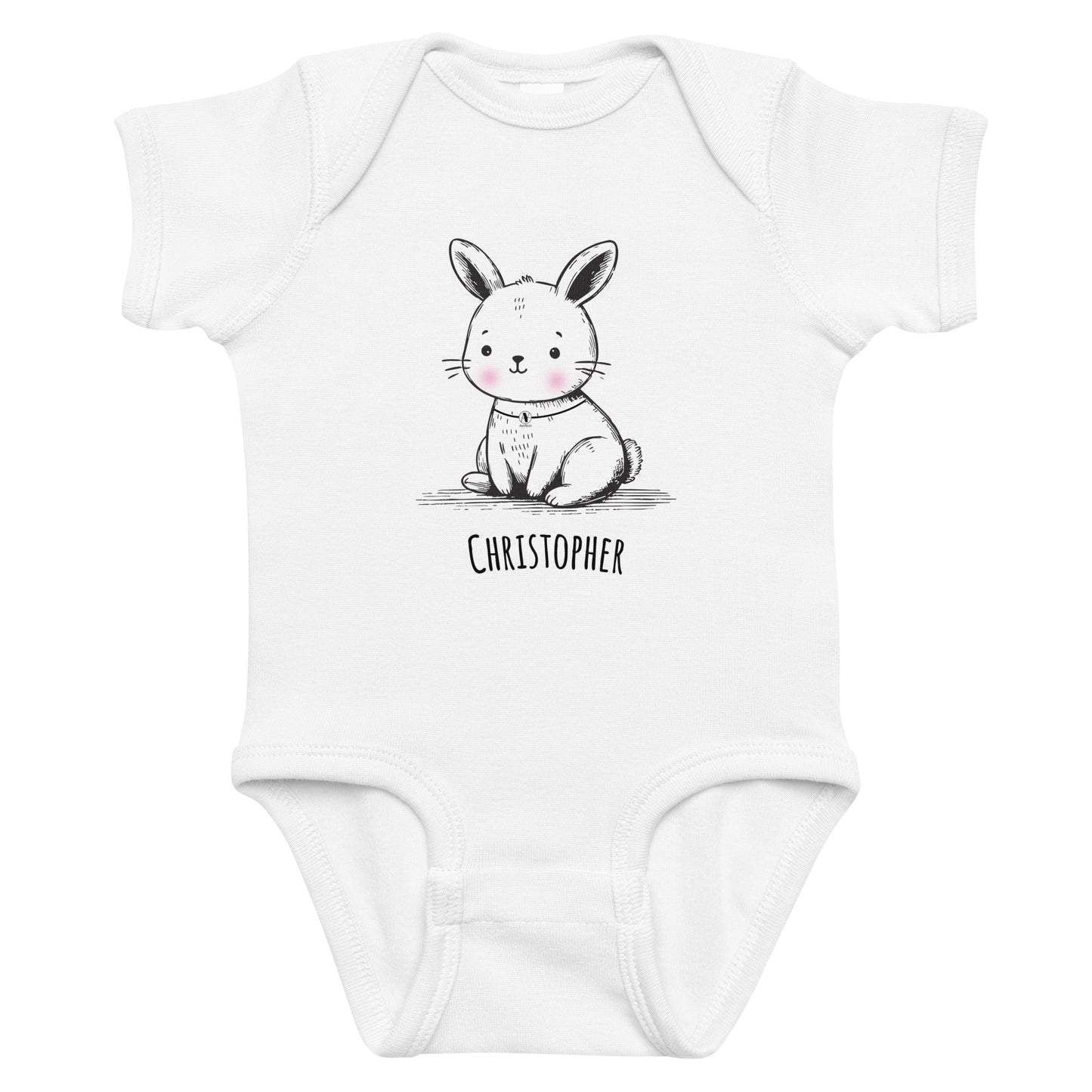 Body pour bébé personnalisable - Monsieur Lapin - Artyoti