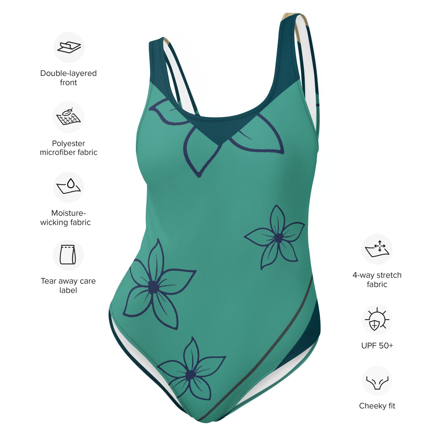Maillot de bain - Fleur d'Azur - Artyoti