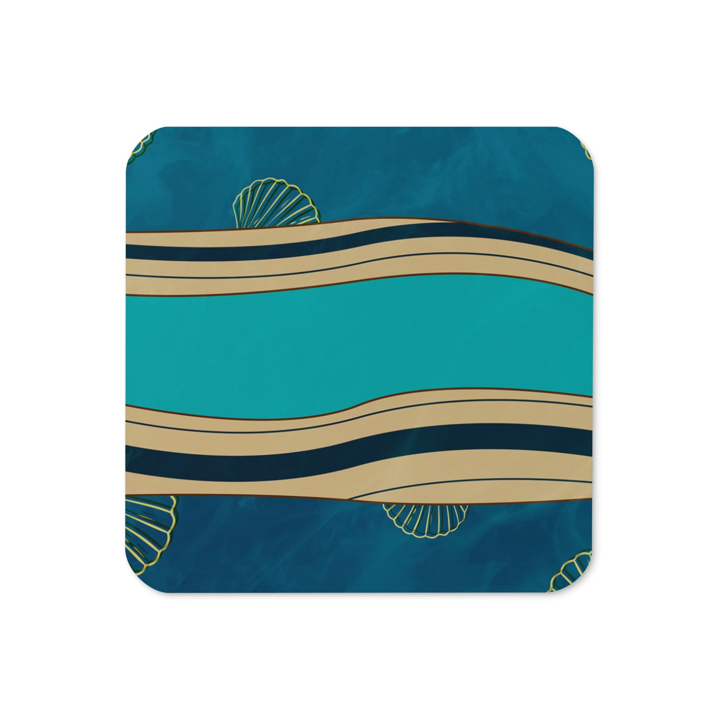 Sous-verres en liège - Marée chic
