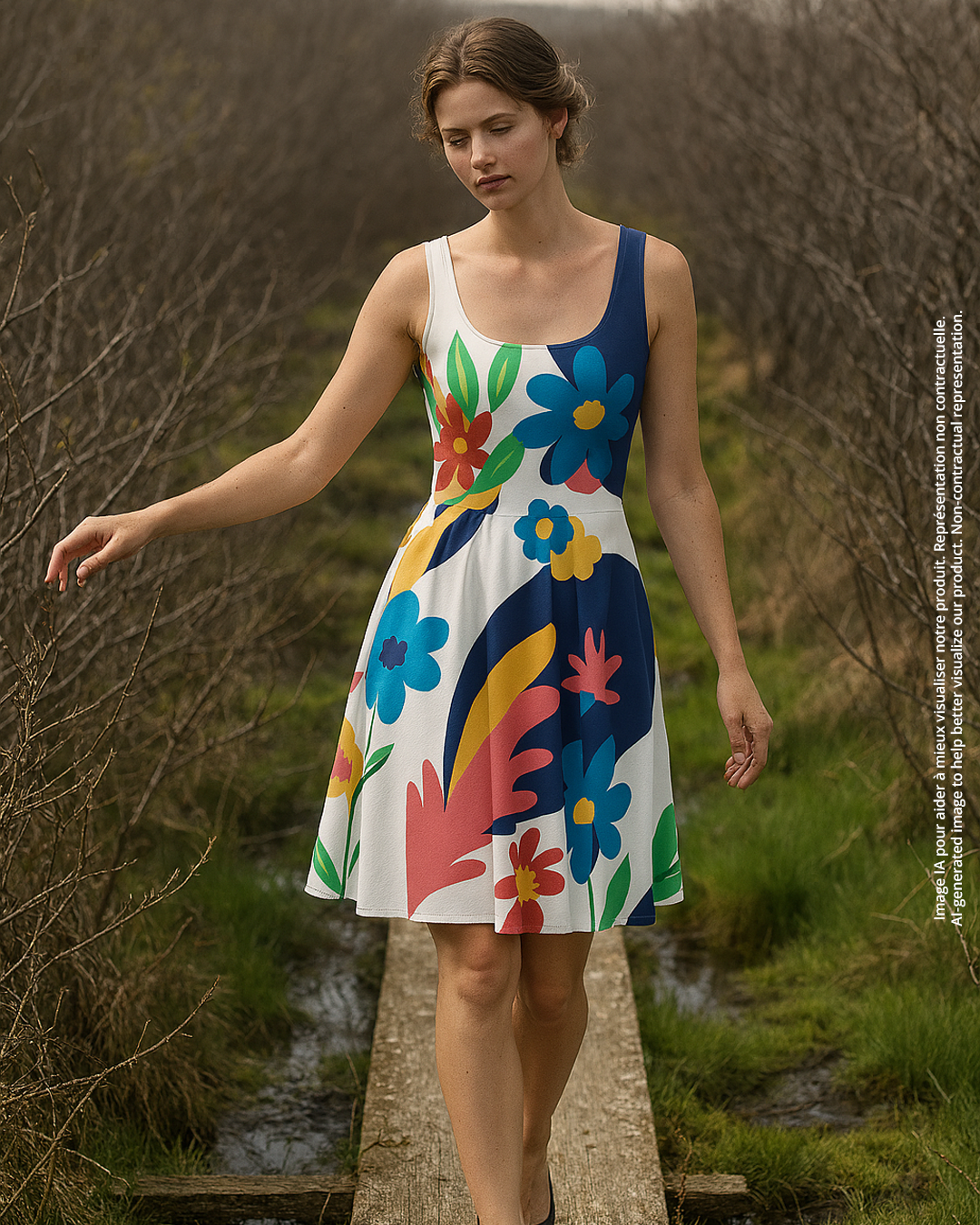 Skater Dress - Wild Garden