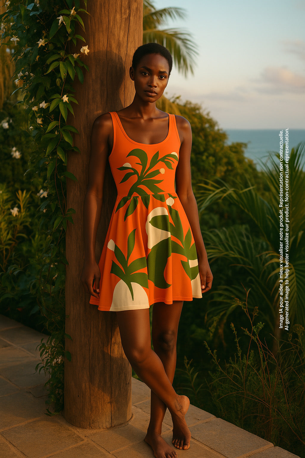 Robe Patineuse - Tropical Twist