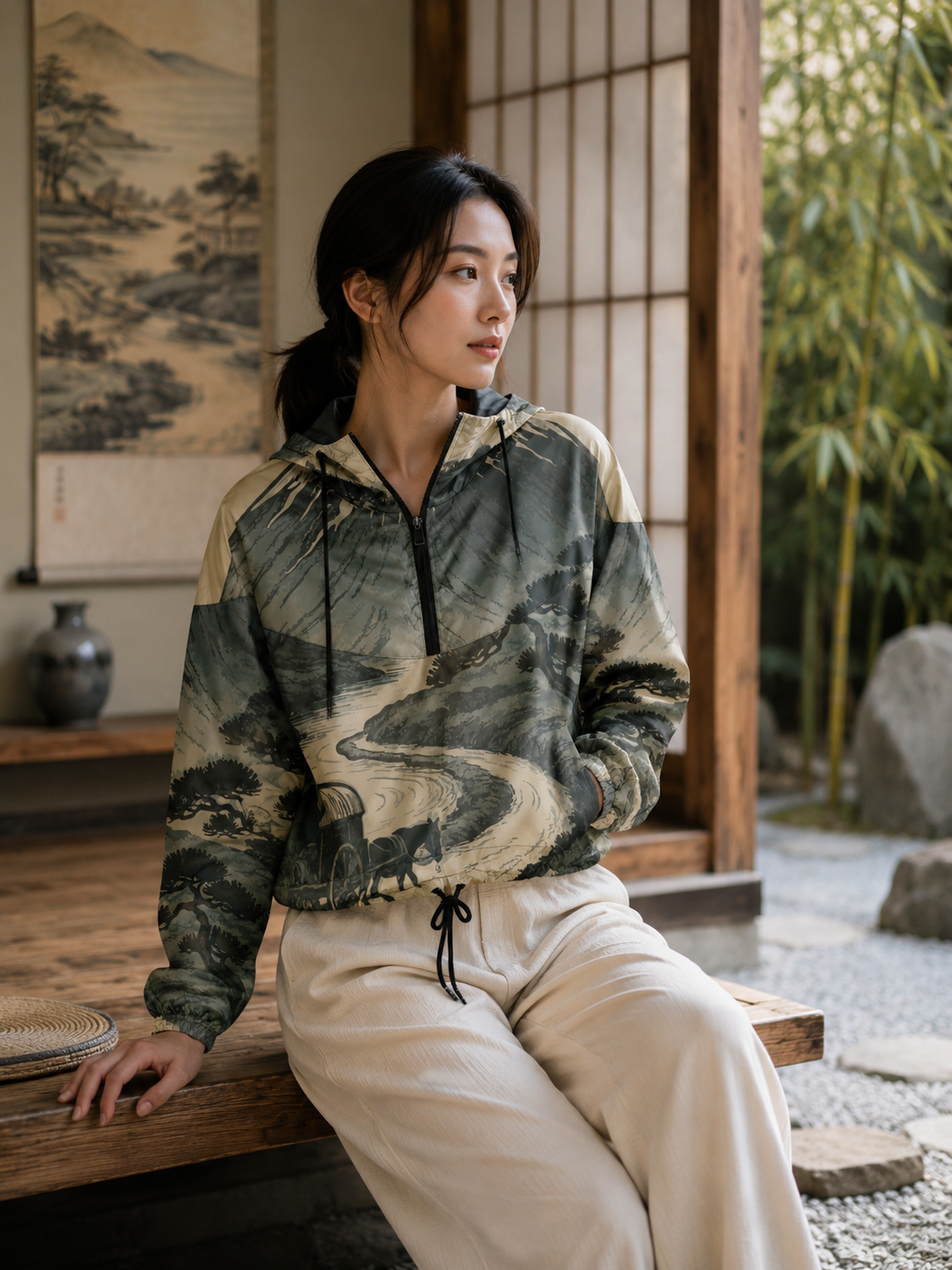 Coupe-vent design femme - Fuji
