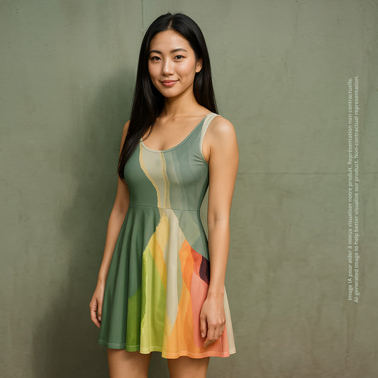 Skater Dress - Sunstream Breeze