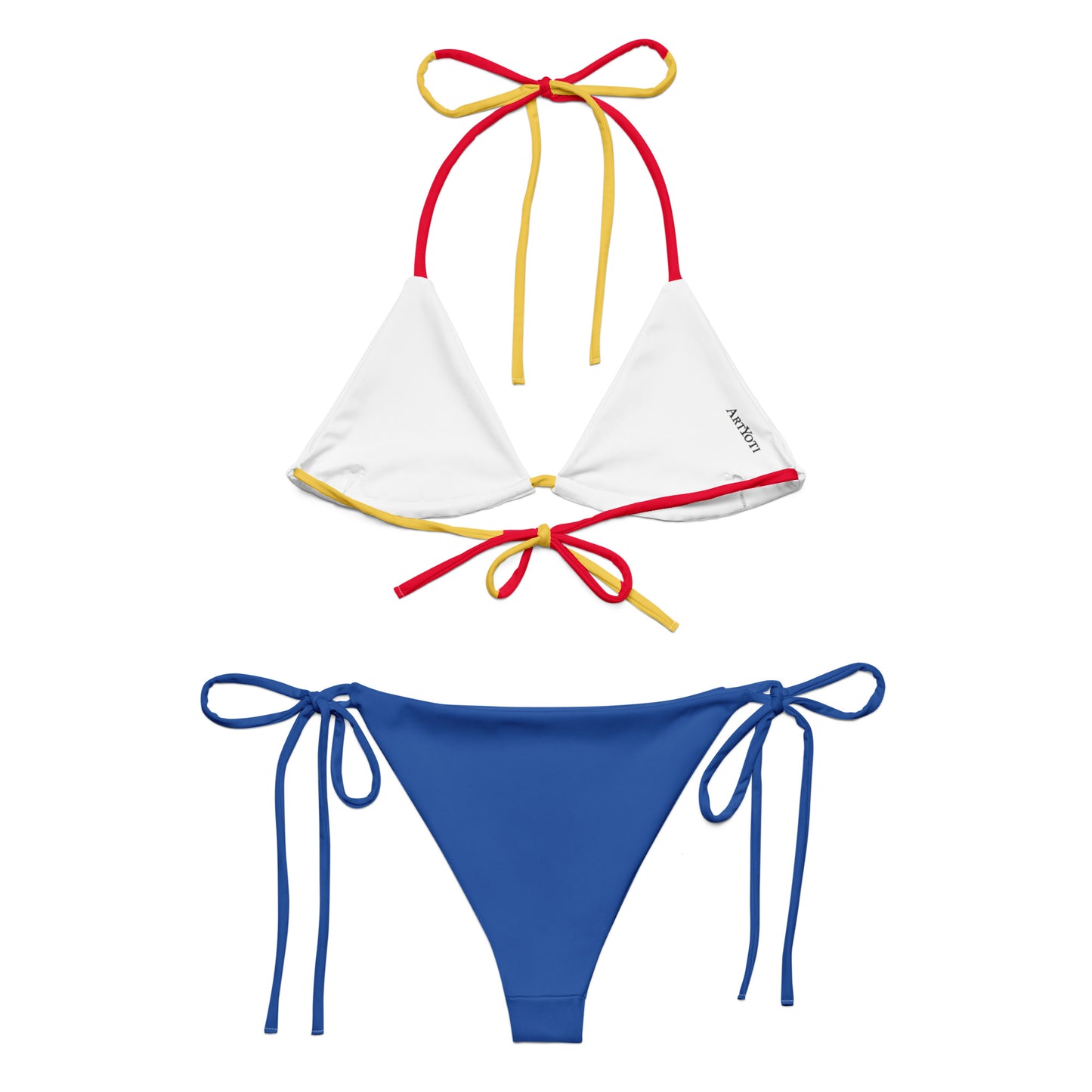 Bikini recyclé all over trois couleur - Artyoti 
