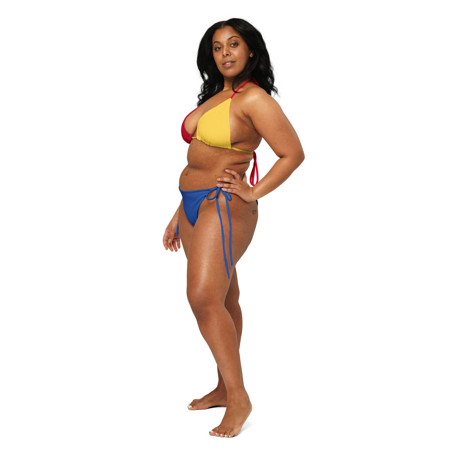 Bikini recyclé all over trois couleur - Artyoti 