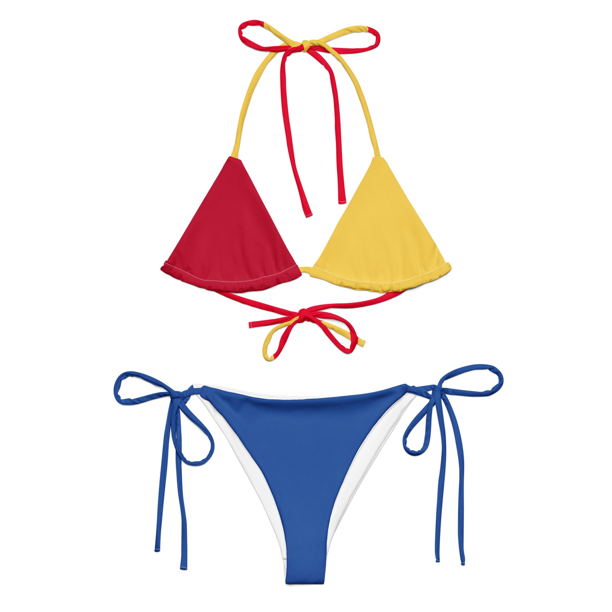 Bikini recyclé all over trois couleur - Artyoti 
