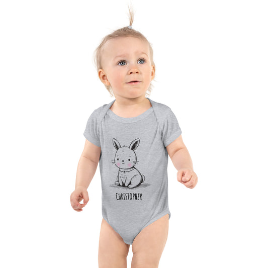 Body pour bébé personnalisable - Monsieur Lapin - Artyoti 