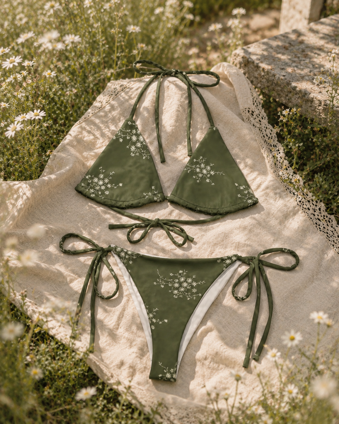 Bikini triangle à lacets - Daintree
