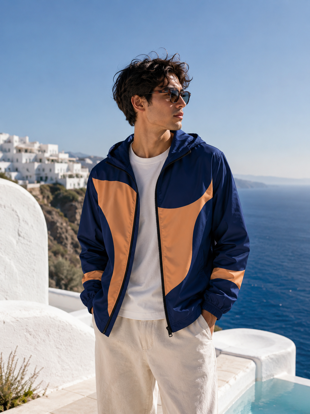 Men's Windbreaker - Ocean