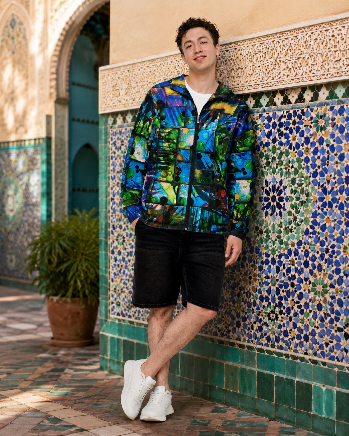 Men's windbreaker - Bukhara