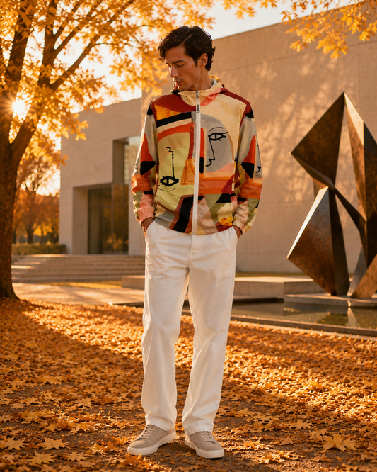 Men's Windbreaker - Autumn Whisper
