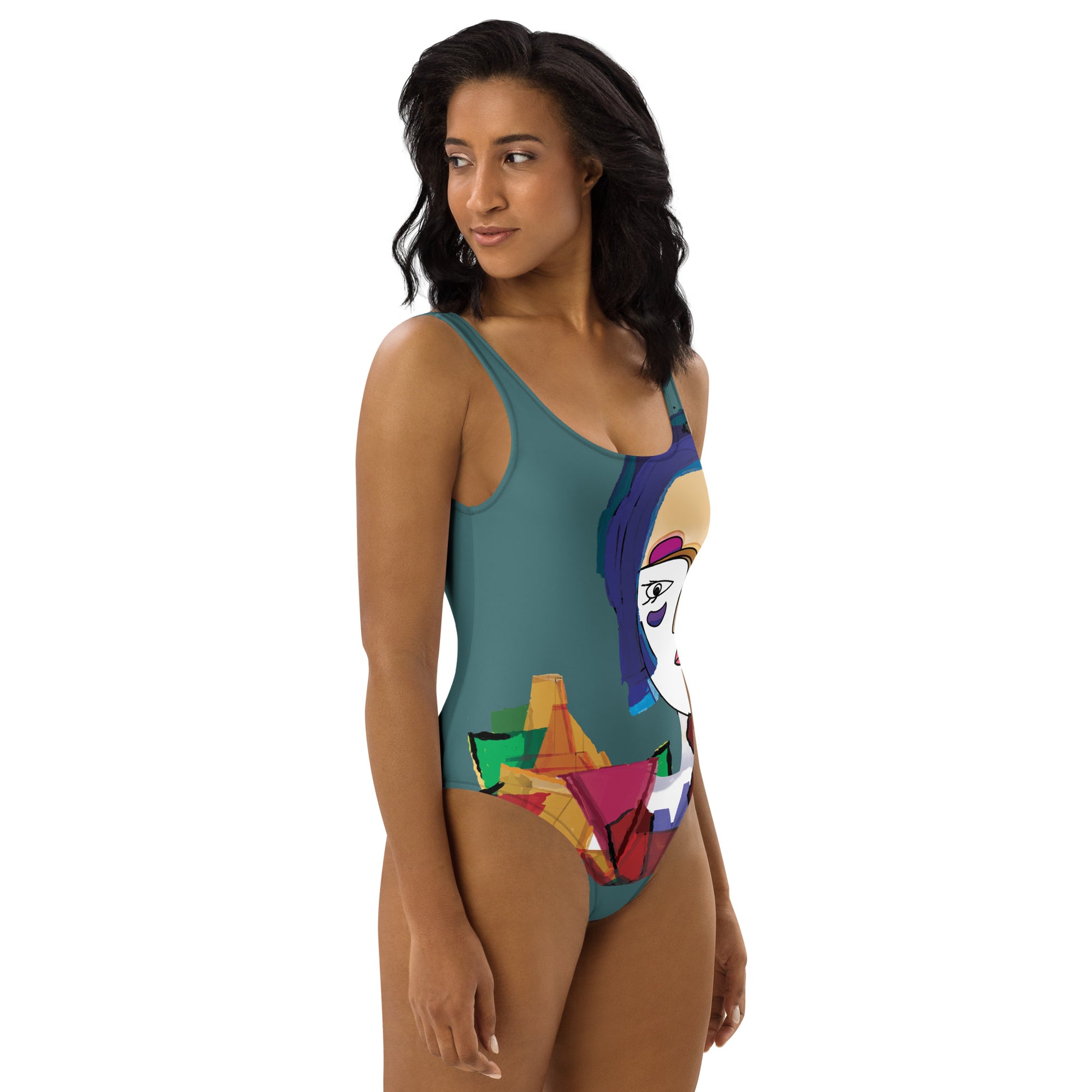 Maillot de Bain - la dame au gant bleu - Artyoti 