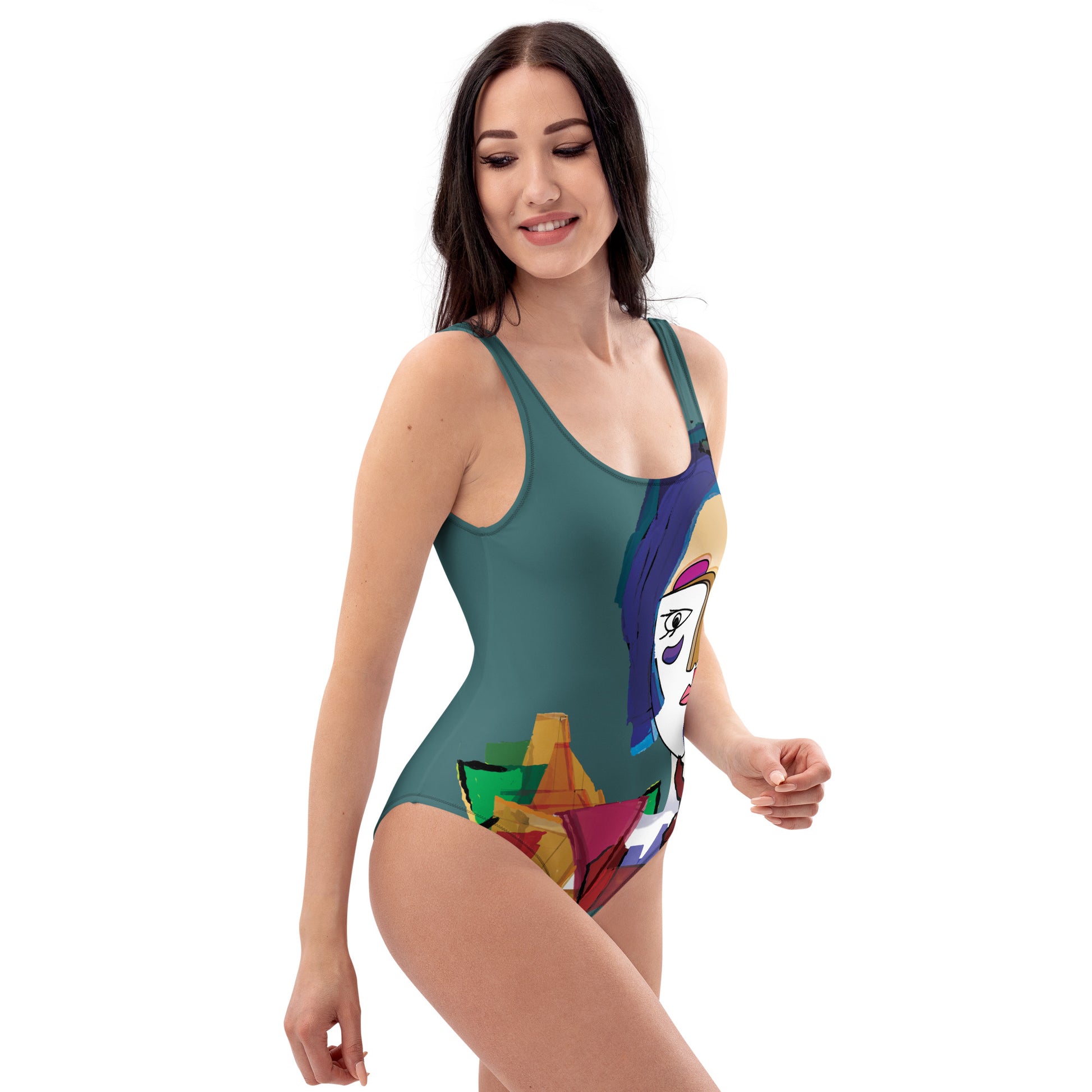 Maillot de Bain - la dame au gant bleu - Artyoti 