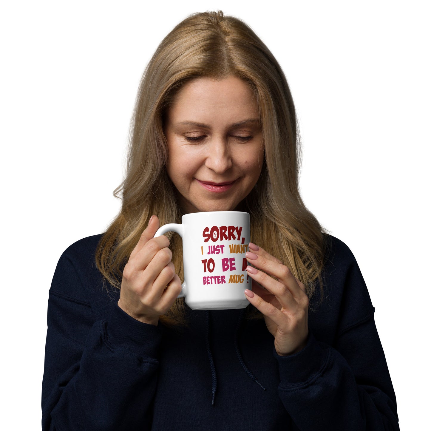 Mug Blanc Brillant - Be a better mug - Artyoti 