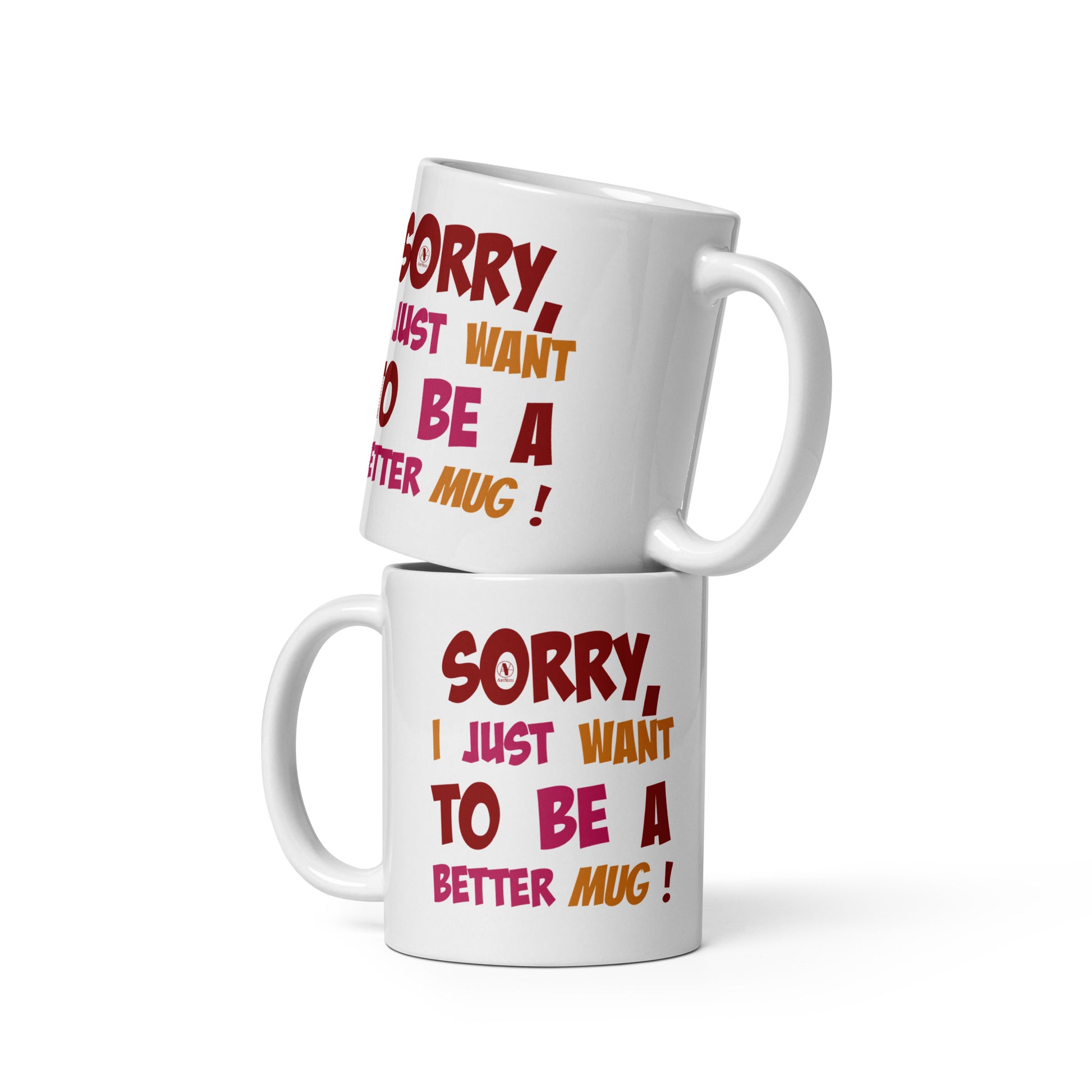 Mug Blanc Brillant - Be a better mug - Artyoti 