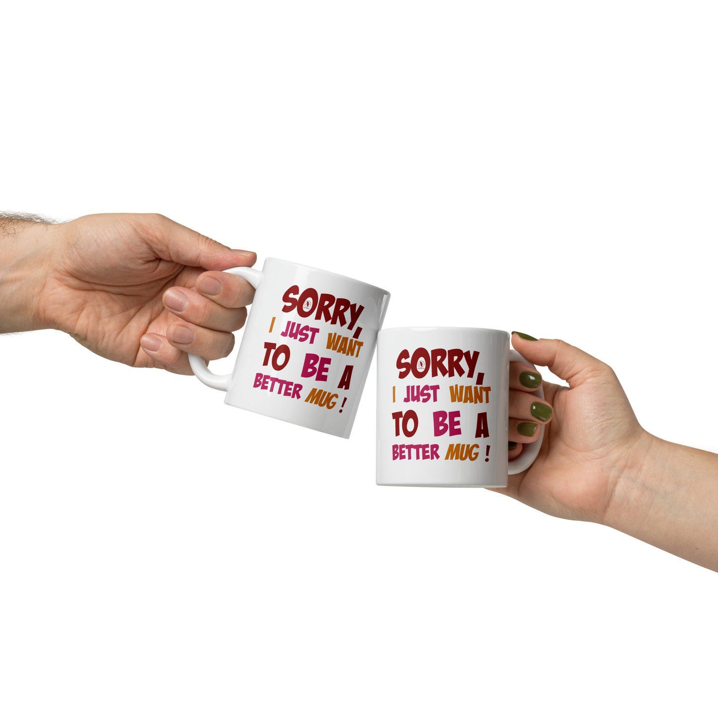 Mug Blanc Brillant - Be a better mug - Artyoti 
