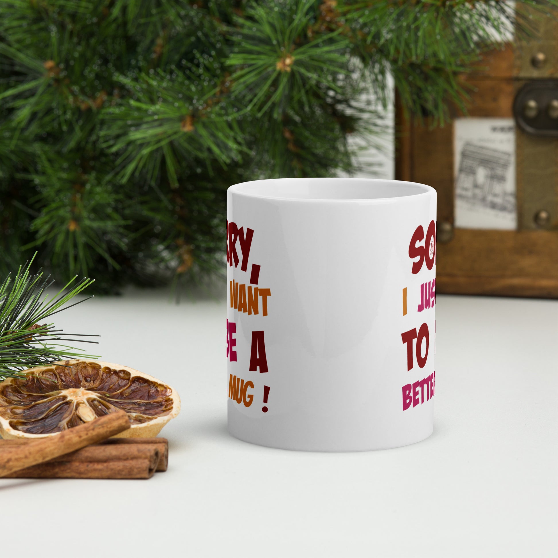 Mug Blanc Brillant - Be a better mug - Artyoti 