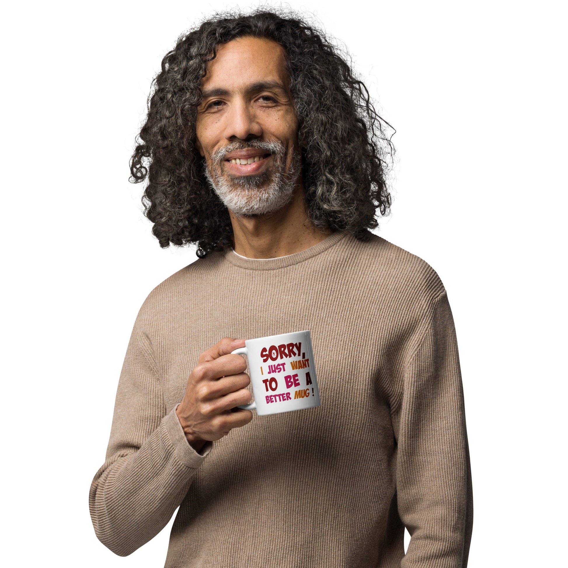 Mug Blanc Brillant - Be a better mug - Artyoti 