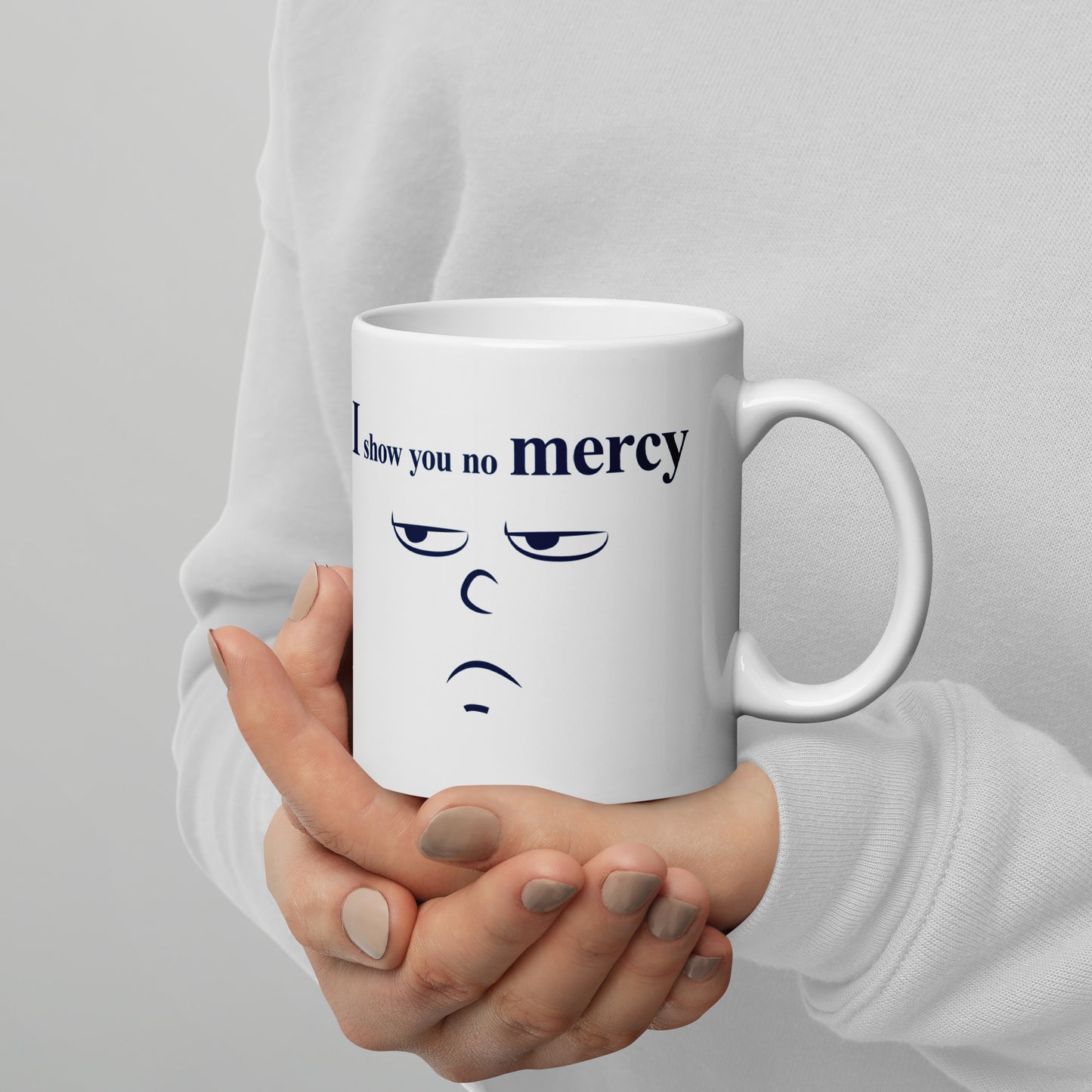 Mug Blanc Brillant - don't touch my coffee - Artyoti 