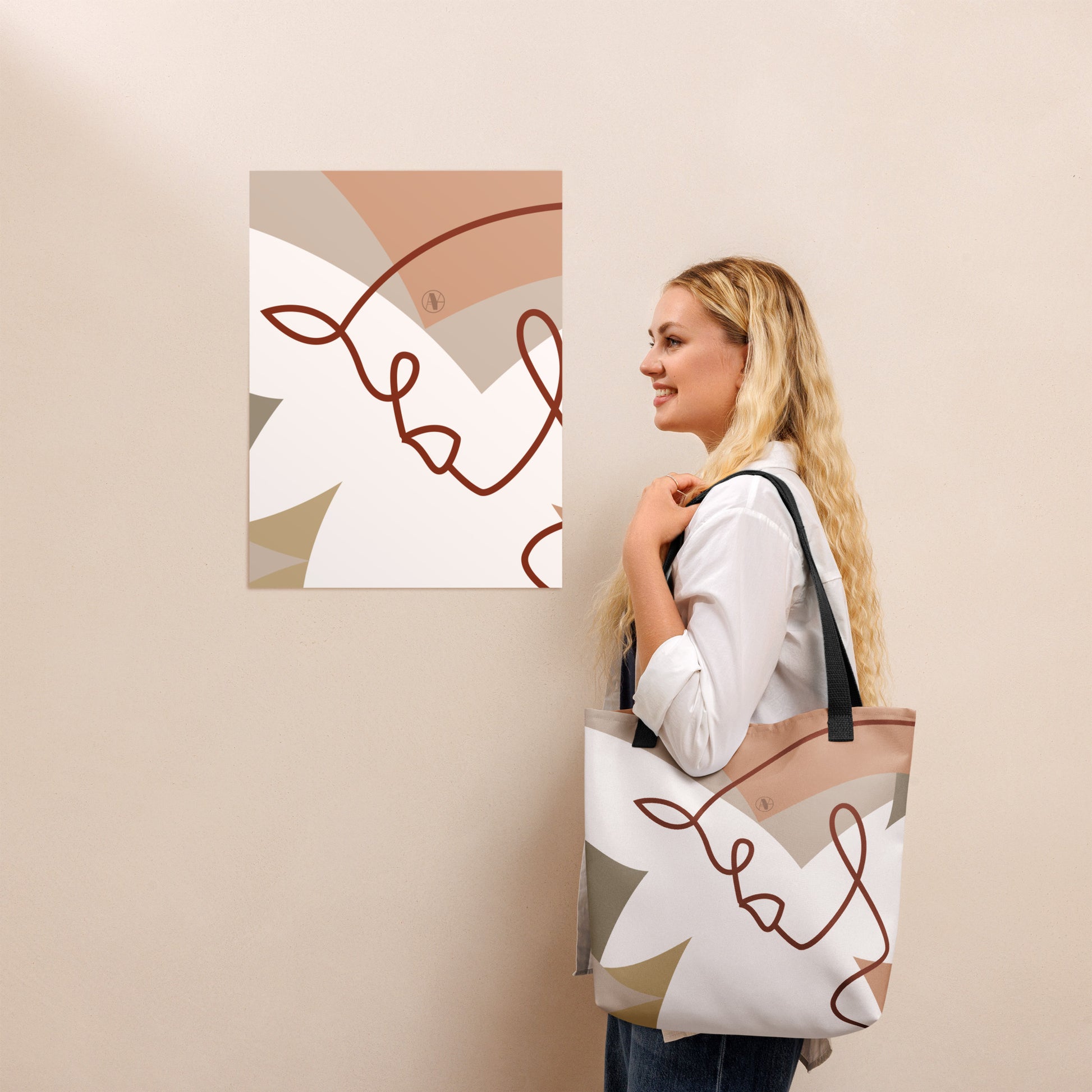 Tote bag "Intuition désertique" - Artyoti 