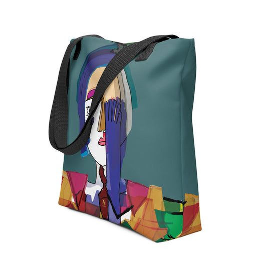 Tote bag - La dame au gant bleu - Artyoti 