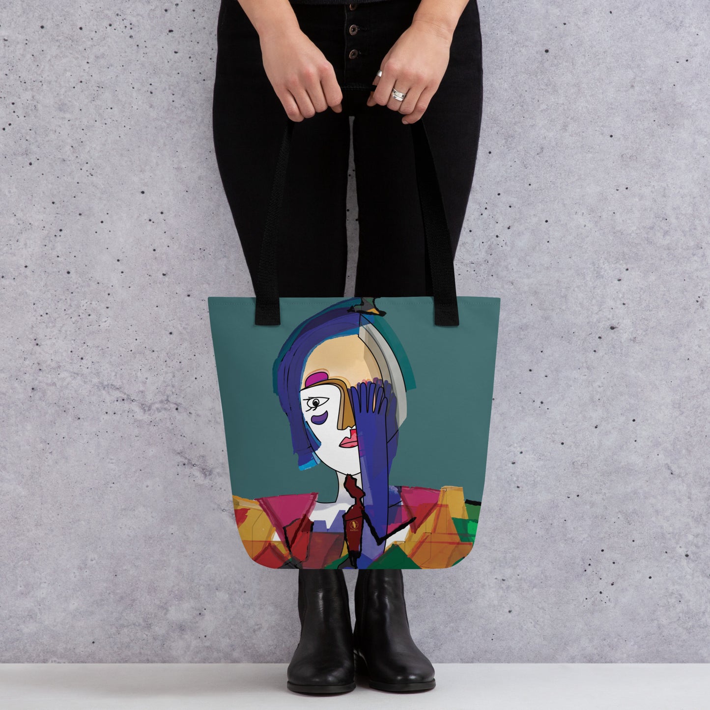 Tote bag - La dame au gant bleu - Artyoti 