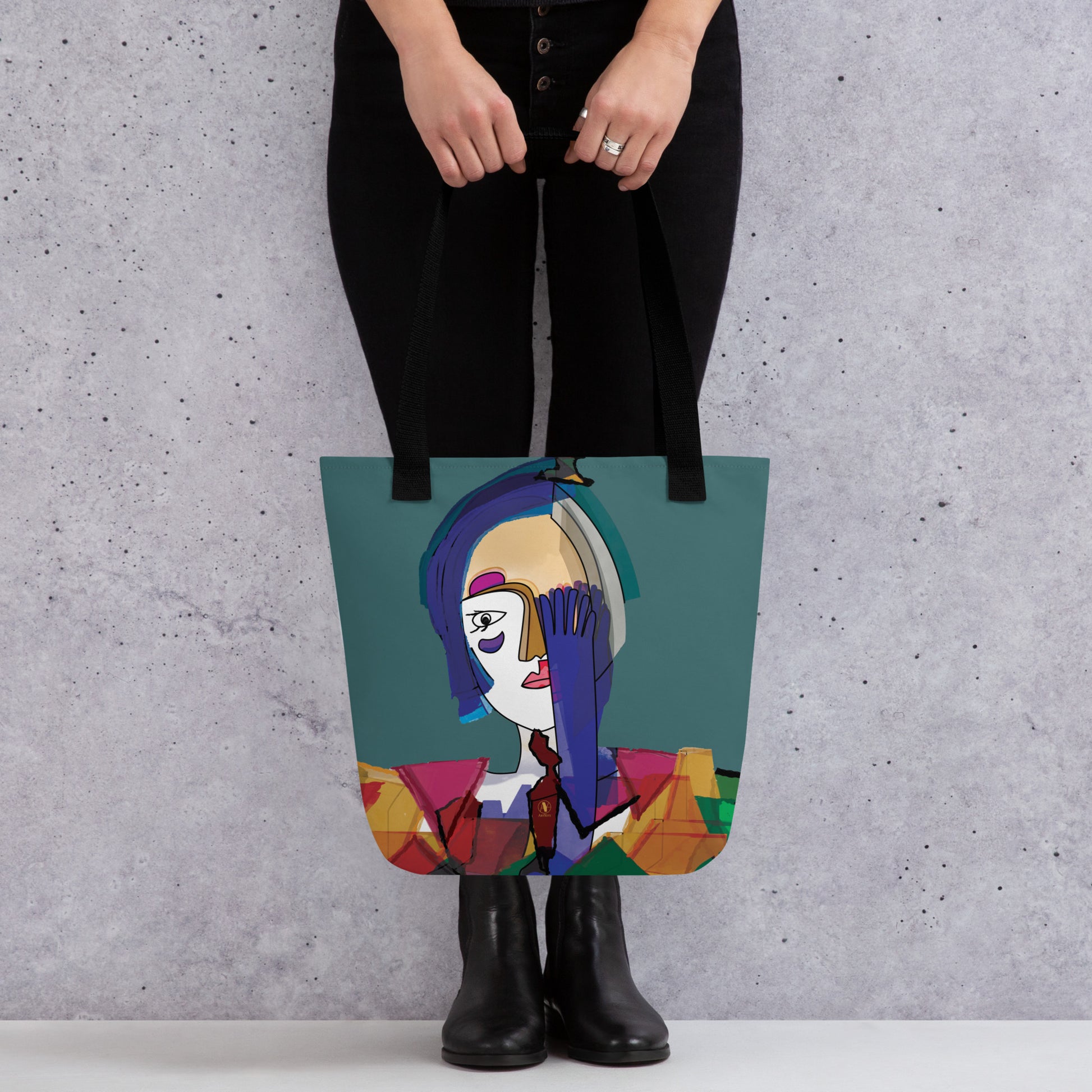 Tote bag - La dame au gant bleu - Artyoti 
