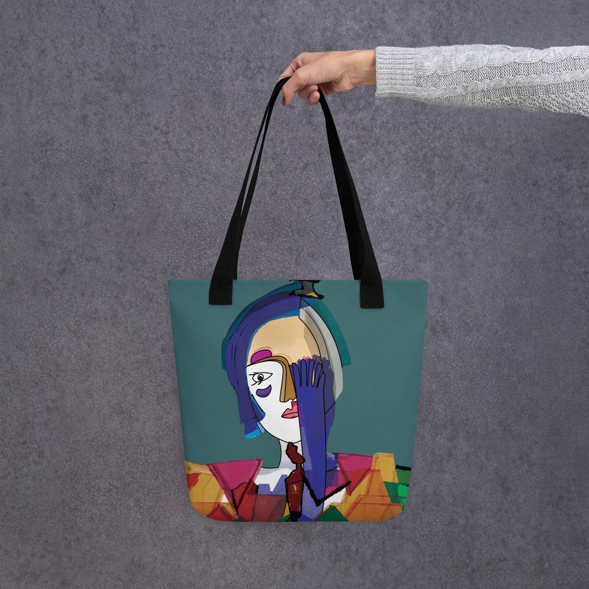 Tote bag - La dame au gant bleu - Artyoti 