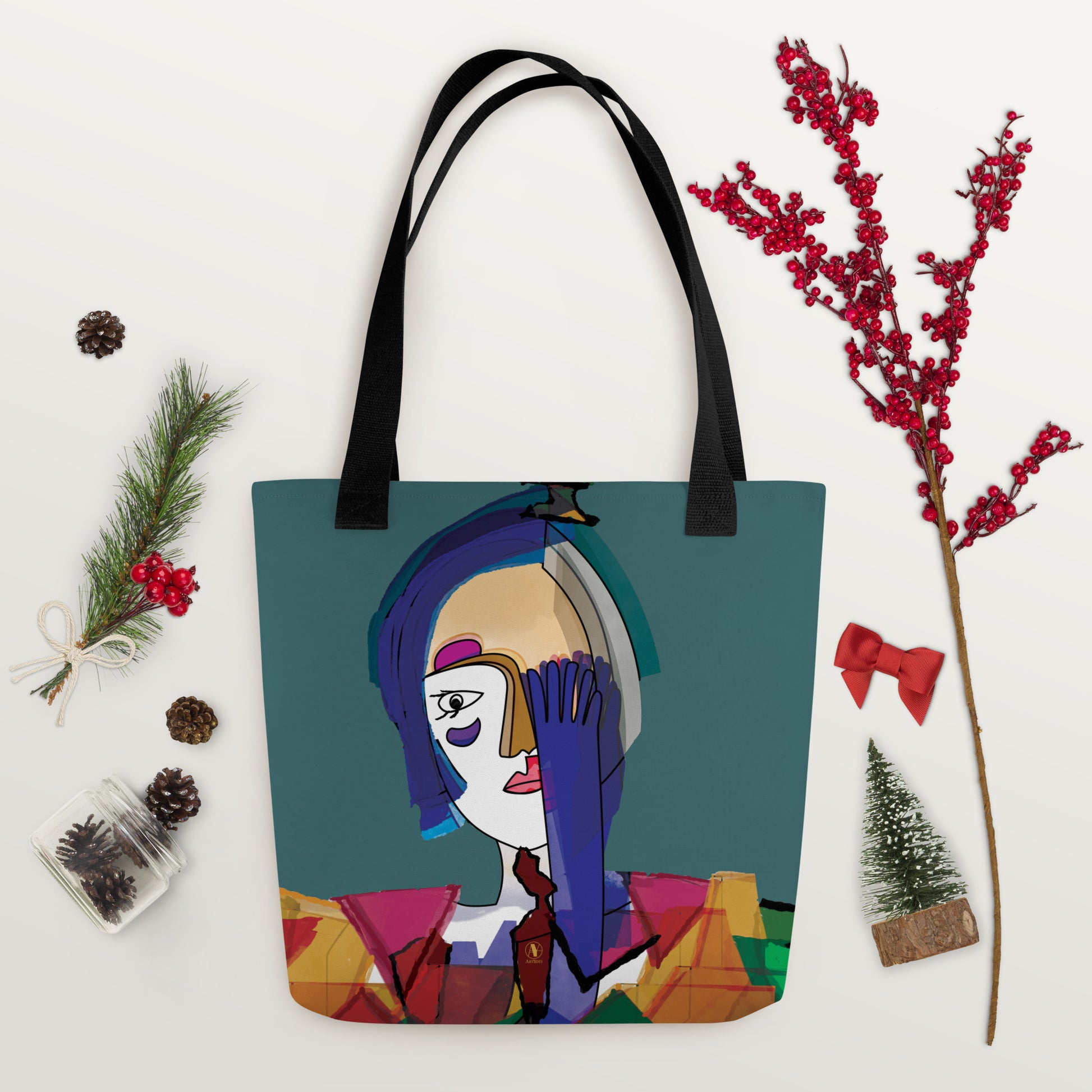 Tote bag - La dame au gant bleu - Artyoti 
