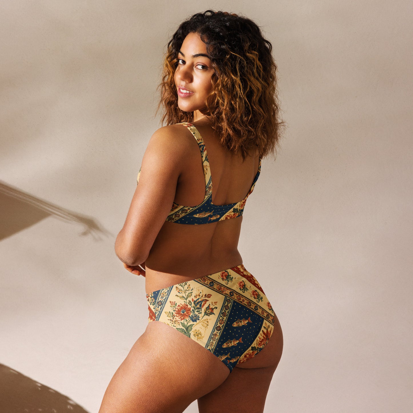 Bikini éco-responsable taille haute - Casablanca