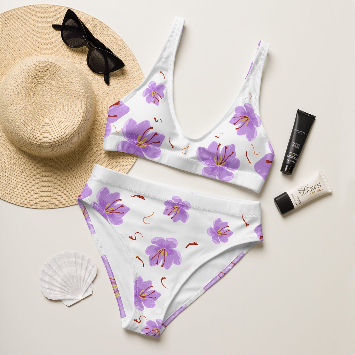 Bikini éco-responsable - Safran