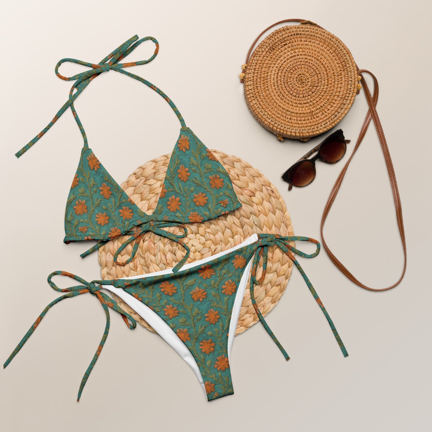 Bikini recyclé - Jardin Céladon