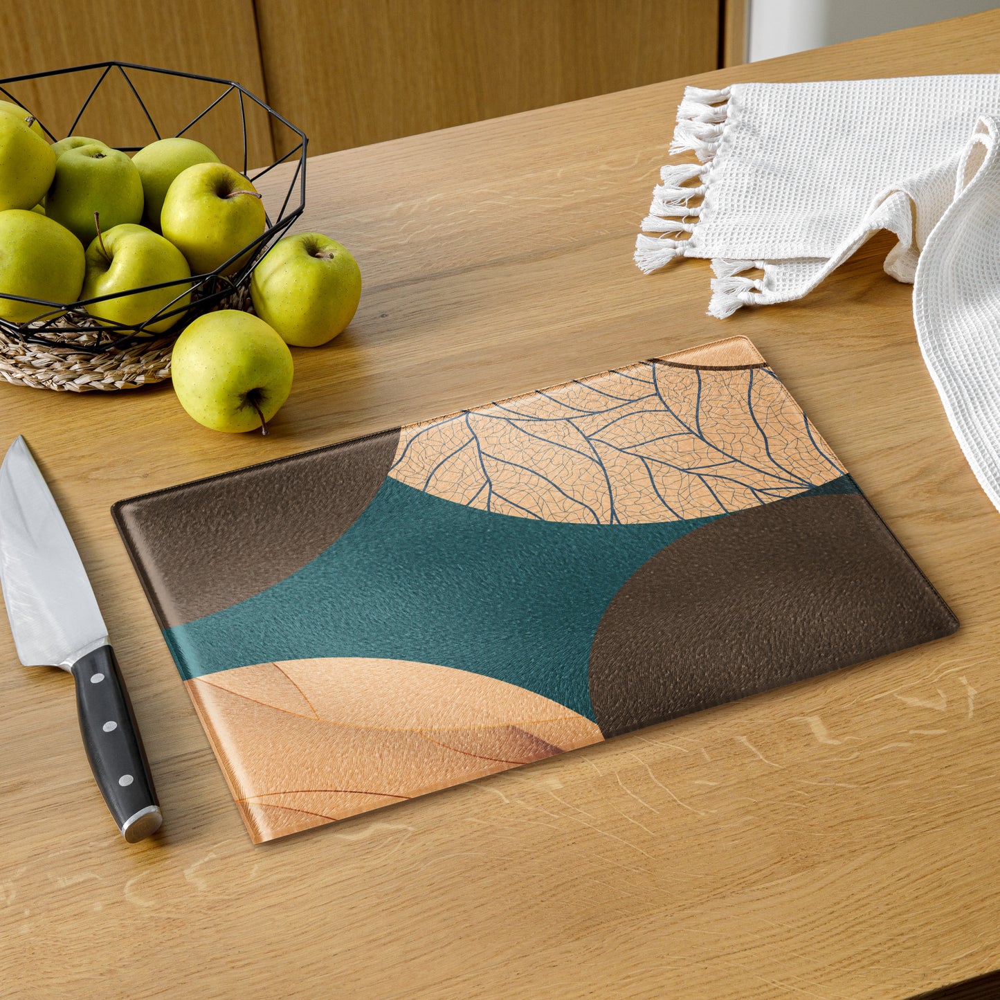 Glass Cutting Board - Terra Bloom
