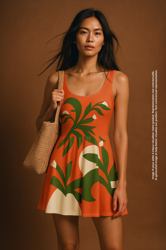 Skater Dress - Tropical Twist