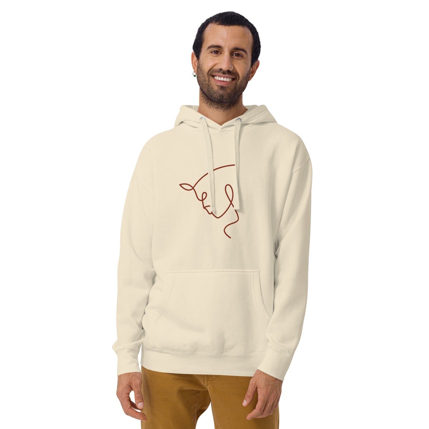 Sweat à Capuche Unisexe - Intuition désertique