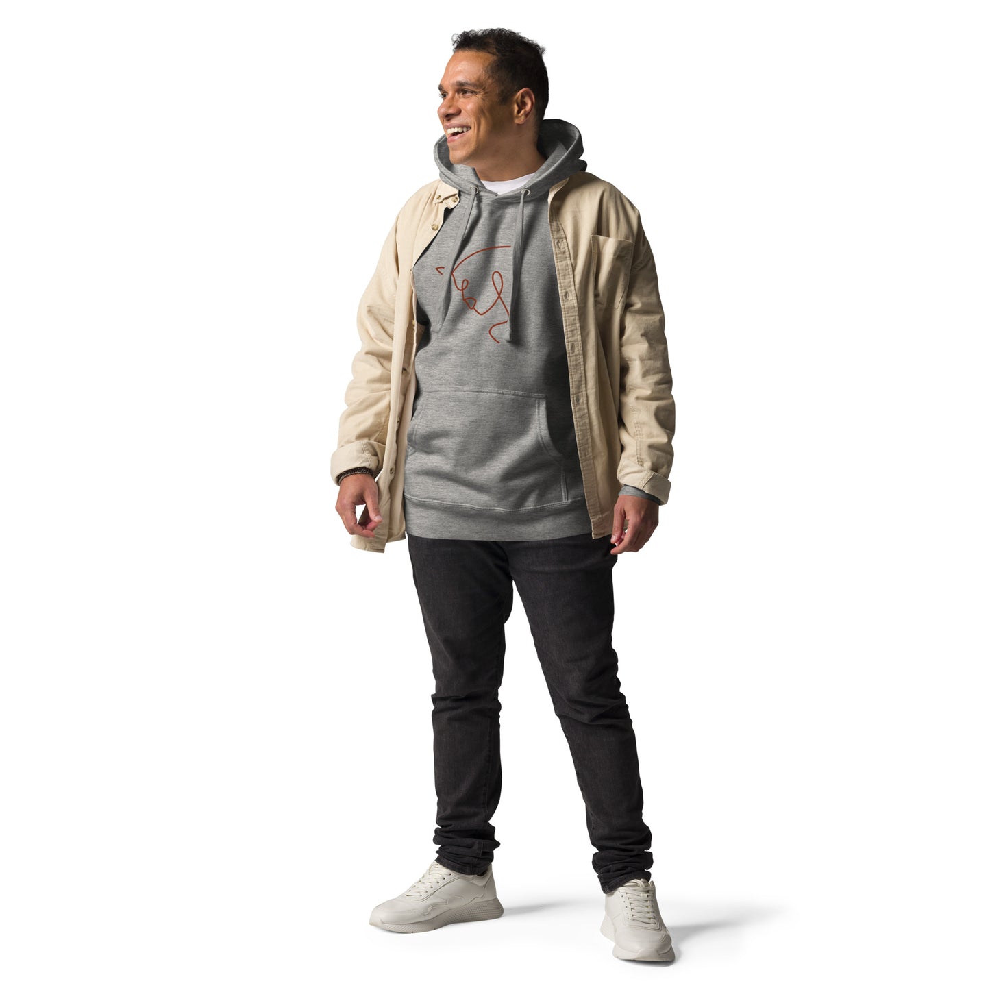 Sweat à Capuche Unisexe - Intuition désertique