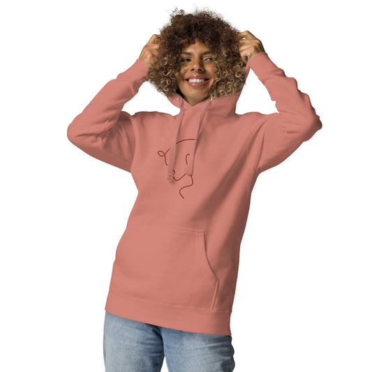 Sweat à Capuche Unisexe - Intuition désertique