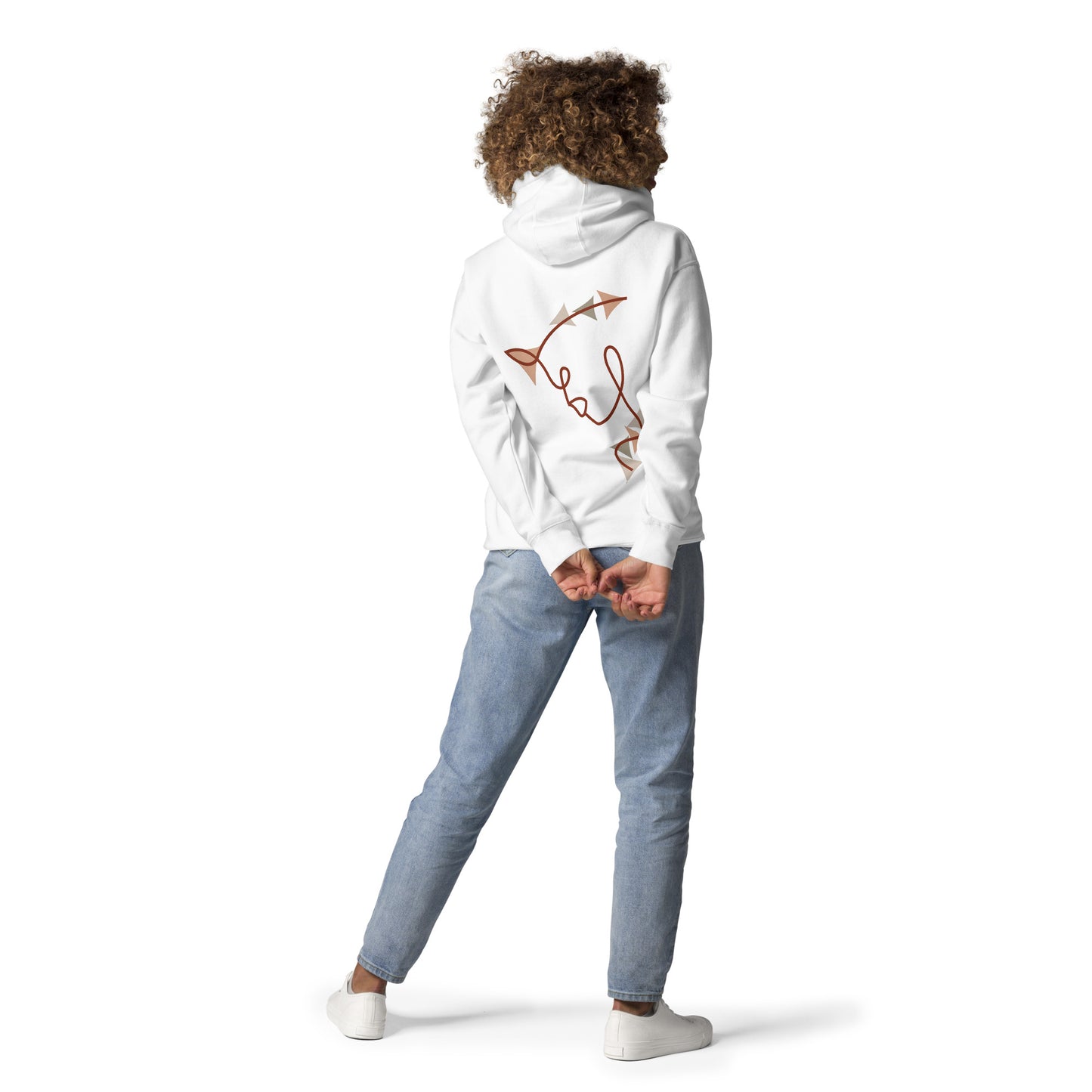 Sweat à Capuche Unisexe - Intuition désertique