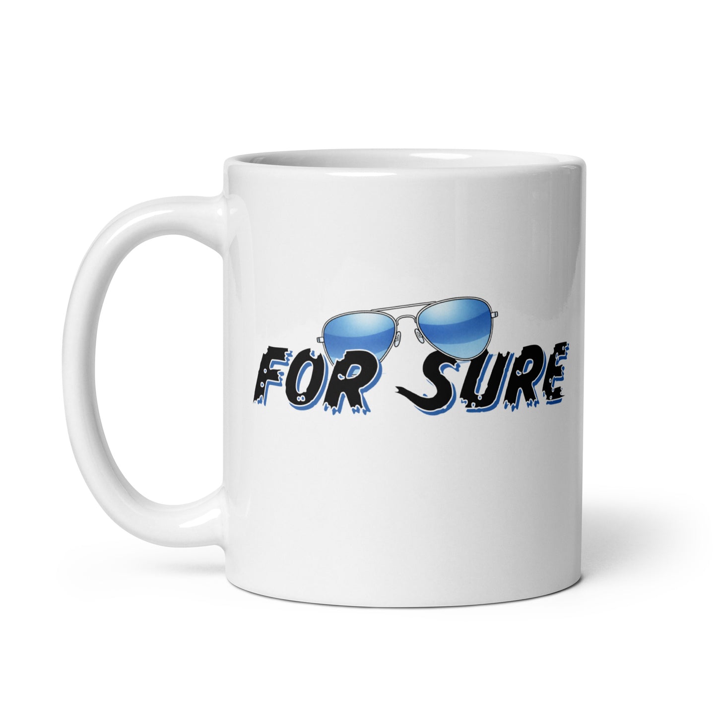 Mug Blanc Brillant - For sure